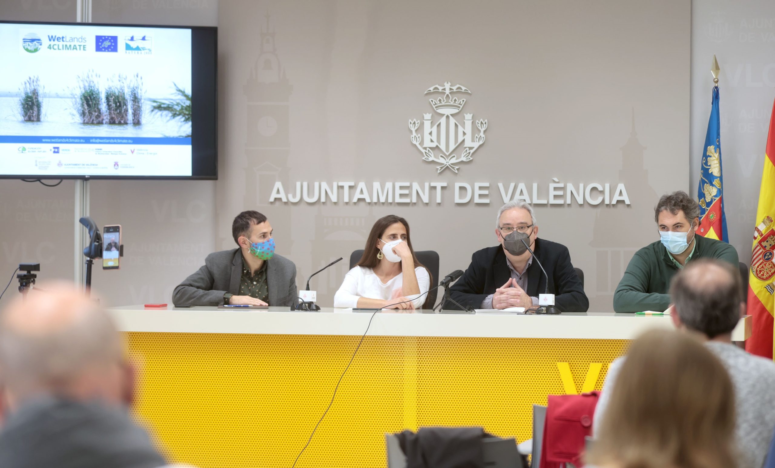 El Ajuntament de València presenta el proyecto LIFE Wetlands4Climate, que estudia la capacidad de absorber CO₂ de los humedales