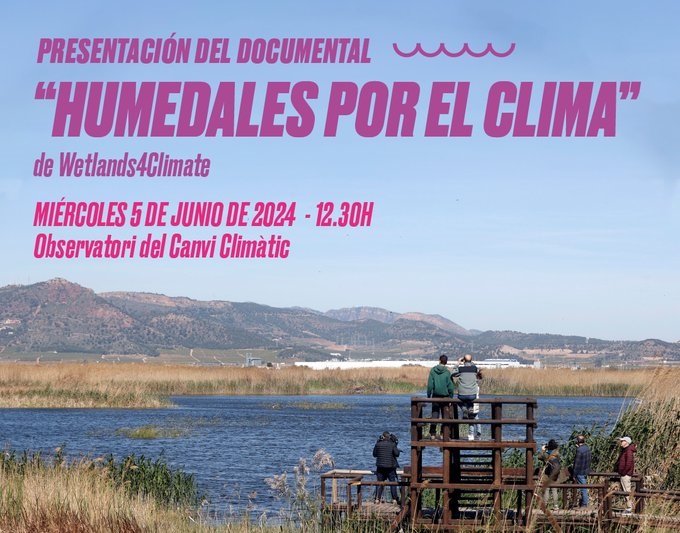 Presentación del documental «humedales por el clima»